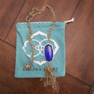Cobalt Kendra Scott Rayne Necklace